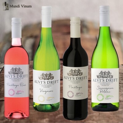 Alvi’s Drift – Chenin Blanc, Sauvignon Blanc, Pinotage, Shiraz, Chardonnay, Viognier,....