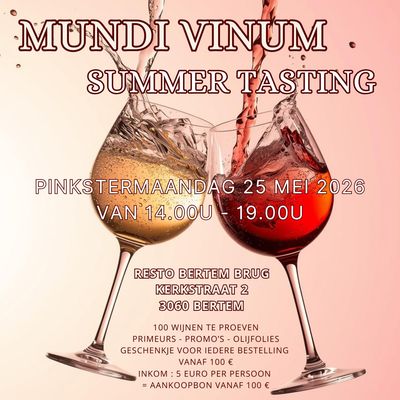 Summer Tasting wijndegustatie Mundi Vinum wijnproeverij 