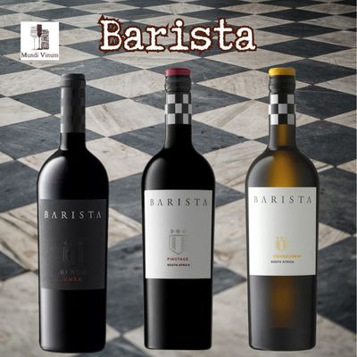 Barista Wines uit Zuid‑Afrika, moderne Pinotage met koffie‑ en cacaoaroma’s van Bertus Fourie