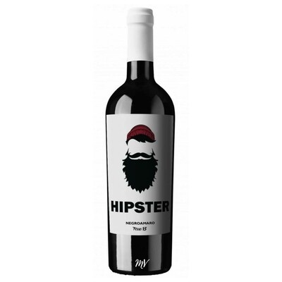Ferro 13 - Hipster - Negroamaro “Ferro 13 Hipster Negroamaro – Puglia‑wijn met rood fruit en het iconische hipster‑etiket