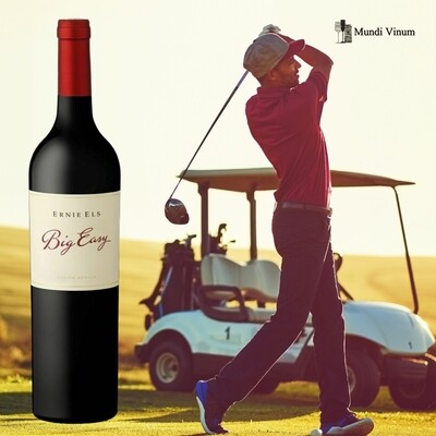 Big Easy Red van golfkampioen Ernie Els, elegante Stellenbosch blend met zwart fruit, Mundi Vinum Herent