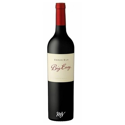 Ernie Els - Big Easy Red Ernie Els Big Easy Red, robijnrode Stellenbosch wijn met kruiden en fruit, wijnhandel Mundi Vinum uit Leuven