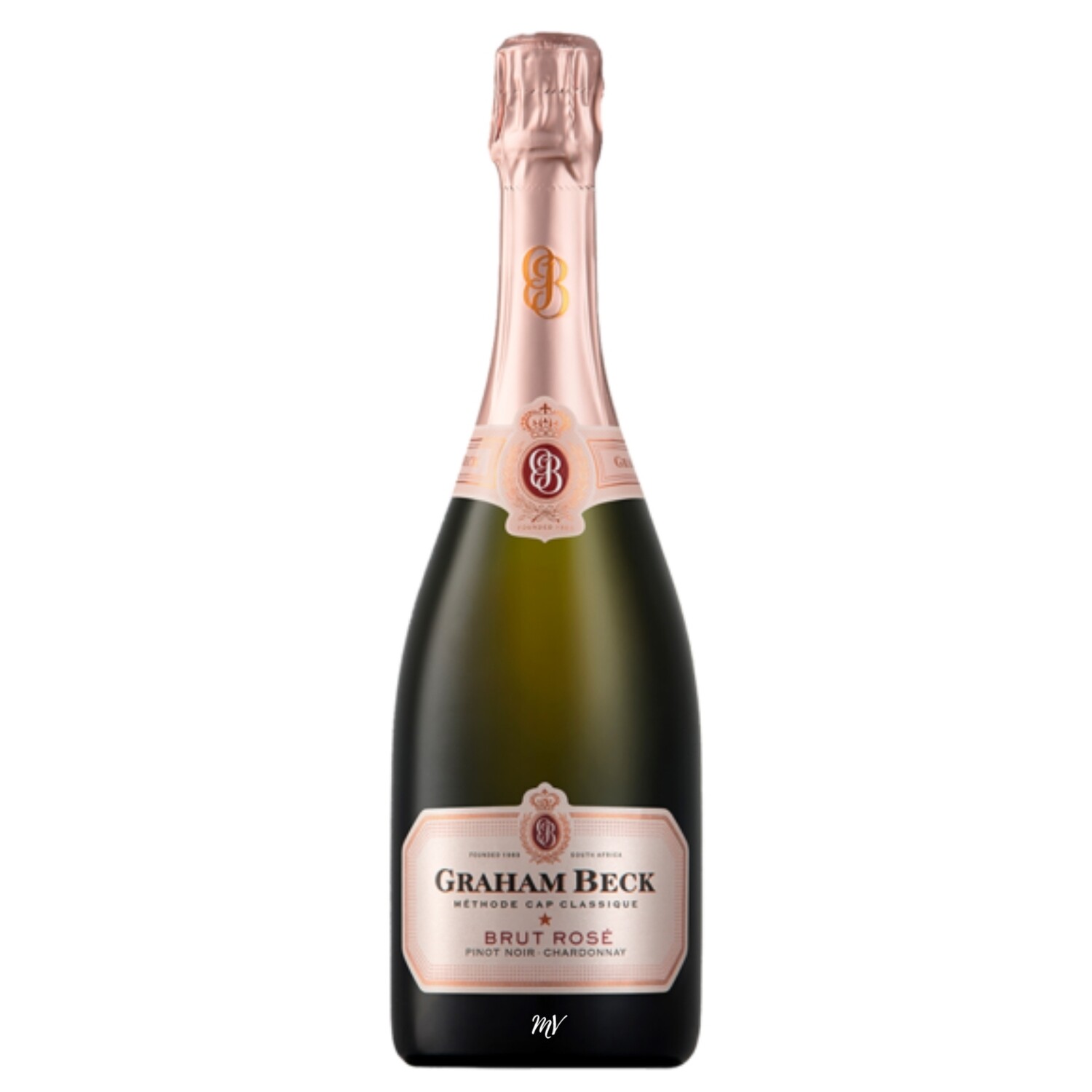 Graham Beck Brut Rosé Cap Classique, elegante Zuid Afrikaanse rosé bubbels met aardbei en framboos, Mundi Vinum Herent
