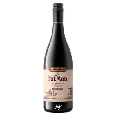 The Old Road Wine Company - The Fatman Pinotage The Fatman Pinotage Franschhoek, Kaapse rode wijn met bessen en fynbos, Mundi Vinum Herent