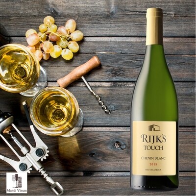 Rijk’s Touch Chenin Blanc, frisse Kaapwijn met subtiele eik en sappige structuur, wijnhandel Mundi Vinum Herent
