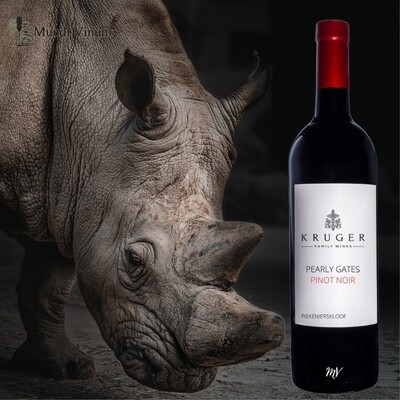 Kruger Pinot Noir slanke stijl, sappig rood fruit en subtiele eik, Mundi Vinum Herent