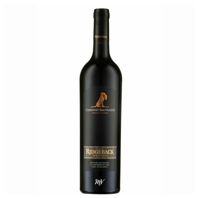 Ridgeback Cabernet Sauvignon Paarl, robuuste rode wijn met tabak en cederhout, wijnhandel Mundi Vinum Herent