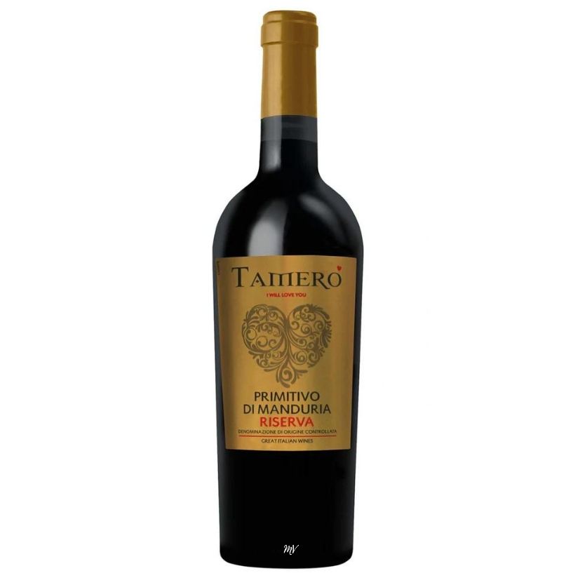 Tamero - Primitivo di Manduria Tamero Primitivo di Manduria – volle Puglia‑wijn met rode vruchtenjam, cacao, vanille en lange afdronk