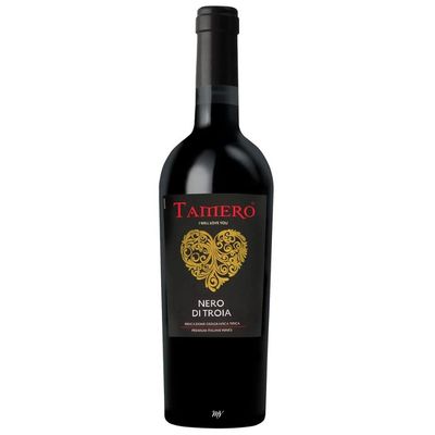 Tamero - Nero di Troia Tamero Nero di Troia – krachtige Puglia‑wijn met kers, bramen, viooltjes en kruidige finale
