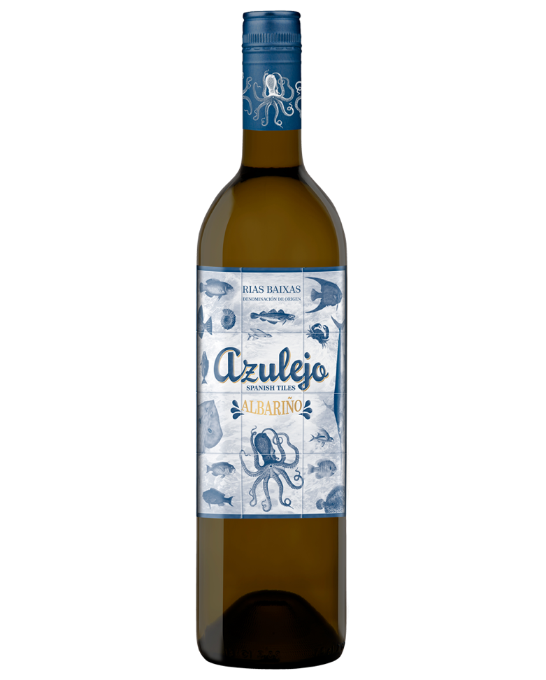 Azulejo Albariño – ideaal bij visgerechten, aperitief en zachte kazen, frisse Rías Baixas‑stijl