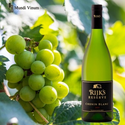 Rijk’s Chenin Blanc Réserve, rijke Kaapwijn met abrikoos, amandel en frisse zuren, Mundi Vinum Herent
