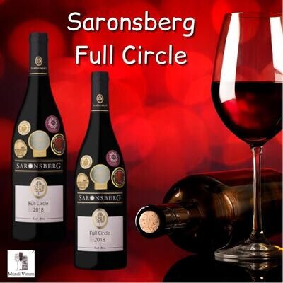 Saronsberg Full Circle, beste Zuid‑Afrikaanse rode wijn met Double Gold erkenning, wijhandel Mundi Vinum Herent