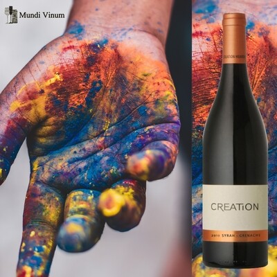 Creation Walker Bay Syrah Grenache, intense Kaapwijn met zwarte kers en specerijen, Mundi Vinum Herent