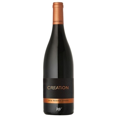 Creation Reserve Syrah Creation Reserve Syrah, krachtige Zuid-Afrikaanse rode wijn met cassis, peper en rozen, Mundi Vinum Herent