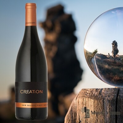 Creation Walker Bay Pinot Noir, verfijnde Kaapwijn met bloemige foelie en bessen, Mundi Vinum Herent