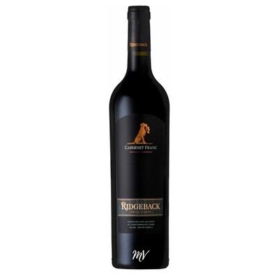 Ridgeback - Cabernet Franc Ridgeback Cabernet Franc Paarl, krachtige rode wijn met groene peper en eik, Mundi Vinum Herent