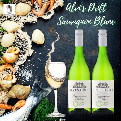 alvi's drift sauvignon blanc zuid-afrikaanse witte wijn mundi vinum kaapwijn kaapsewijn kavino herent leuven wijnhandel wijn voor bij zeevruchten, koude visgerechten, slaatjes en geitenkaas