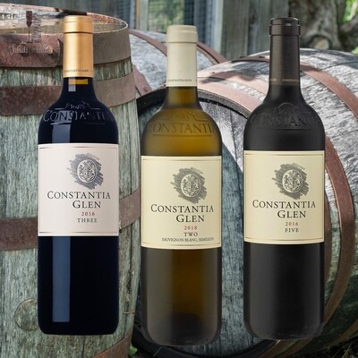 Proefpakket Constantia Glen, Kaapse Zuid-Afrikaanse topwijnen in een cadeaubox – Mundi Vinum Herent