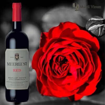 Meerlust Estate Red, specialist Zuid‑Afrikaanse wijnen met pruim, vanille en chocolade, Mundi Vinum Herent