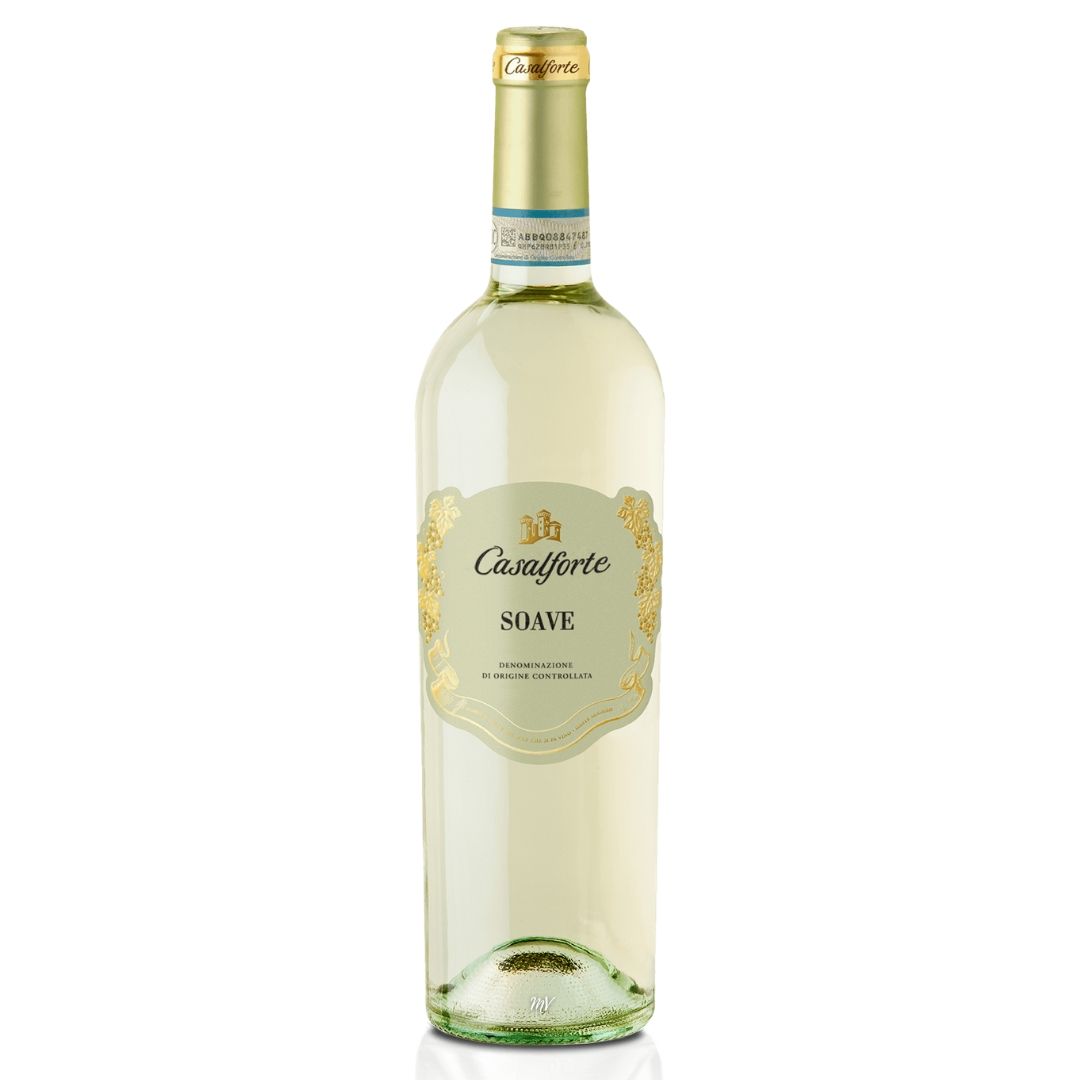 Casalforte Soave uit Veneto – frisse Italiaanse kwaliteitswijn met citrus en mineraliteit, ideaal bij vis en salades