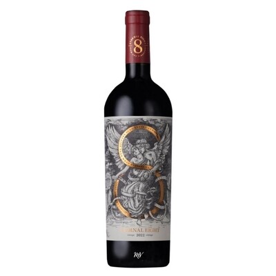 Eternal Eight, premium wijn met artistiek Orpheus & Raven label, Mundi Vinum Herent