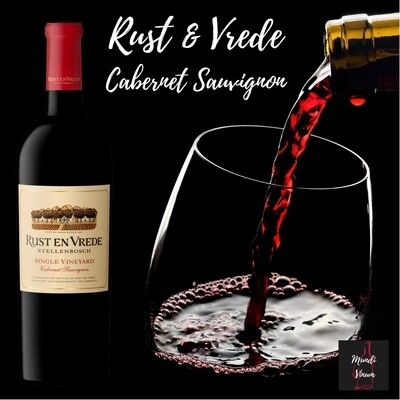 Rust en Vrede Cabernet Sauvignon, premium Stellenbosch rood met internationale Wine Spectator waardering, Mundi Vinum Herent