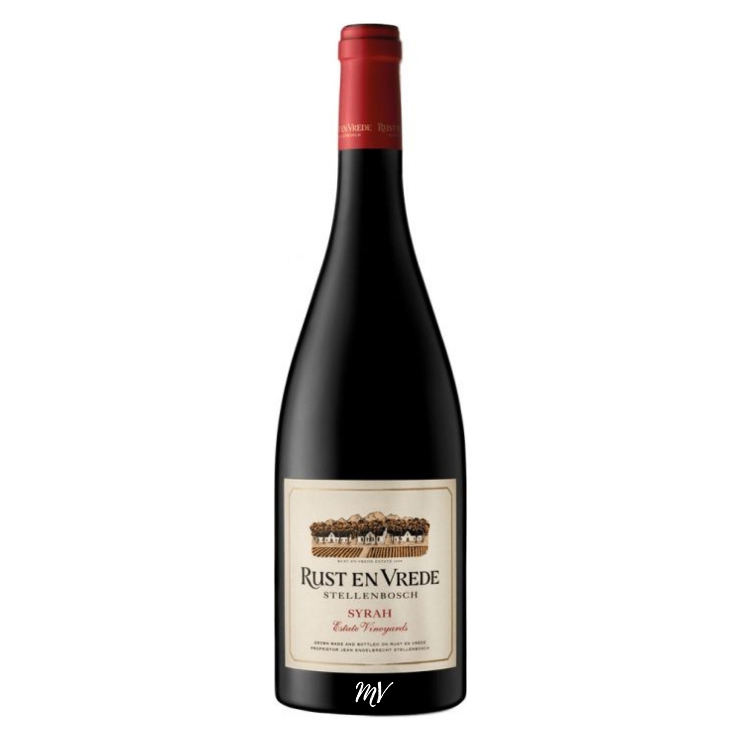 Rust en Vrede - Syrah Rust en Vrede Syrah, premium Stellenbosch rood met 5★ Platter’s en 97/100 punten, Mundi Vinum Herent