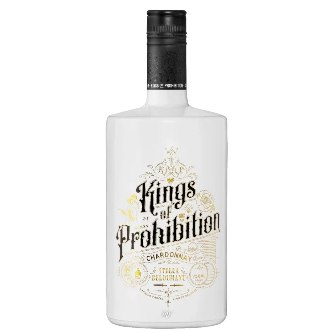 Kings of Prohibition Chardonnay – fles romige, elegante witte wijn van Calabria