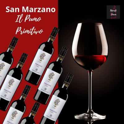 Il Pumo Primitivo – volle Salento‑wijn met pruimen, kersen, mediterrane kruiden en sappige afdronk