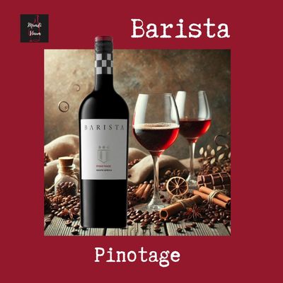 Barista pinotage coffee rode wijn met koffie en chocolade smaak