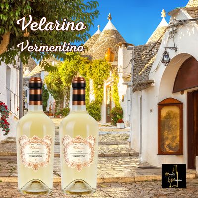 Velarino Vermentino wijn uit Puglia, Italiaanse witte wijn