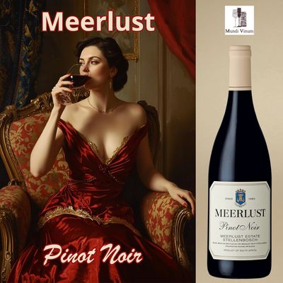 Meerlust Pinot Noir, elegante Kaapwijn met rode vruchten en minerale frisheid, Mundi Vinum Herent