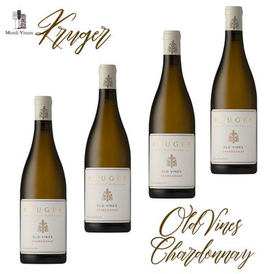 kruger old vines chardonnay - zuid-afrikaanse witte wijn uit Elgin
