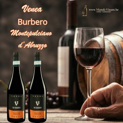 Burbero Montepulciano d’Abruzzo, fruitige wijn met viooltjes en zwarte kers, Mundi Vinum Herent