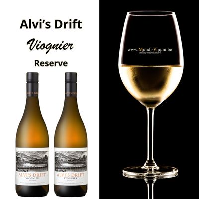 Alvi’s Drift Viognier Reserve witte volle zuid-afrikaanse wijn