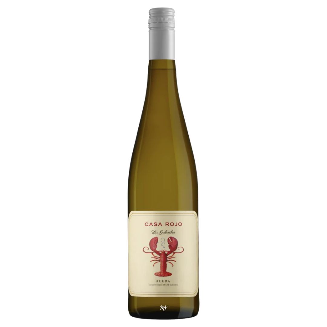 La Gabacha Sauvignon Blanc – fles met kreeft op het etiket, ideaal bij kreeft, sushi en citrusgerechten