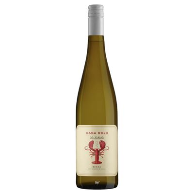 La Gabacha Sauvignon Blanc – fles met kreeft op het etiket, ideaal bij kreeft, sushi en citrusgerechten