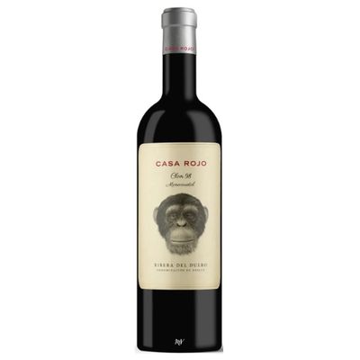 CL 98 Tempranillo – aap‑etiket als knipoog naar ‘La Uva Sabia’, de wijze druif