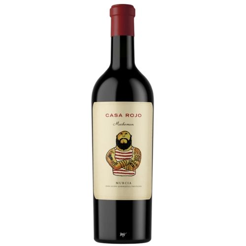 Machoman Monastrell – getatoeëerde Machoman als symbool voor kracht en mediterrane stijl