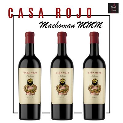 Machoman Monastrell – vol, romig, donker fruit, chocolade en warme specerijen