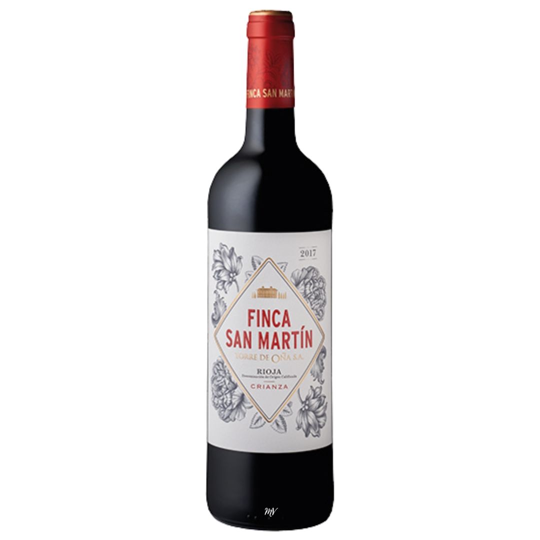 Finca San Martín Rioja Crianza – ideaal bij lamskoteletjes, Iberico, stoofgerechten en pasta met rijke sauzen