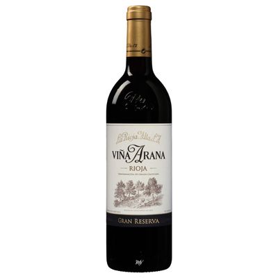 La Rioja Alta – Viña Arana Rioja Gran Reserva – zijdeachtig, fris, rood fruit, kruiden en subtiel hout, fles iconisch etiket