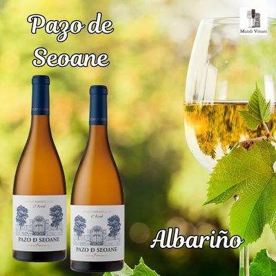 Pazo de Seoane Albariño – ideaal bij schaal‑ en schelpdieren, sushi, ceviche en salades, frisse Rías Baixas‑stijl