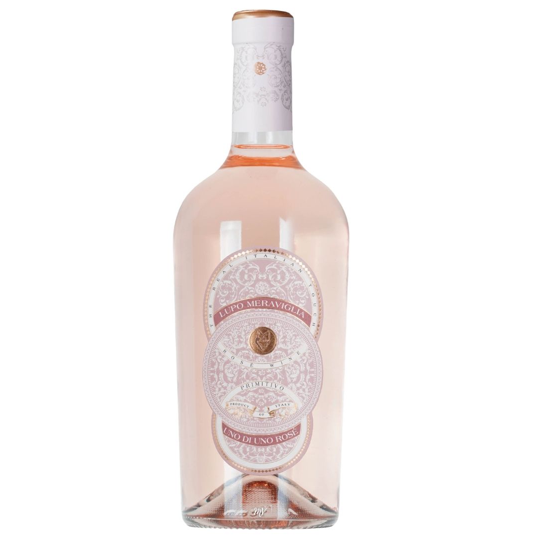 Lupo Meraviglia – Uno di Uno Primitivo Rosé lupo meraviglia uno di uno rosé rosato - Italiaanse rosé wijn uit Puglia