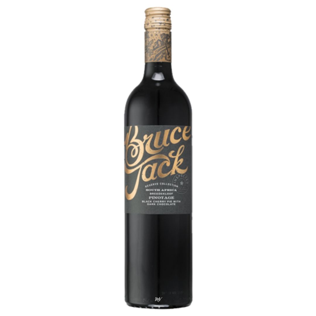 bruce & jack pinotage reserve collection - wijnhandel Mundi Vinum Herent - rode zuid-afrikaanse wijn