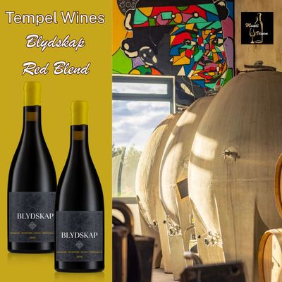 Tempel Wines Tydsaam Zuid-Afrikaanse rode blend wijn van Belgische wijnmaker Tom Heeremans 