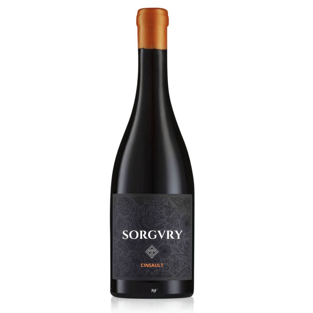 Tempel Wines - Sorgvry Cinsault Tempelwines Sorgvry Cinsault van Tom Heeremans: lichte robijnrode Cinsault met rood fruit, kruiden en mineraliteit