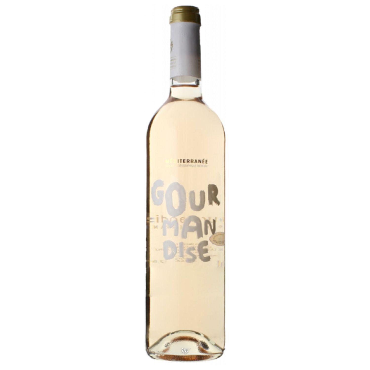 Gourmandise rosé Fles Gourmandise Rosé van Vignobles Vellas met frisse fruitige roséstijl bij Mundi Vinum Herent.
