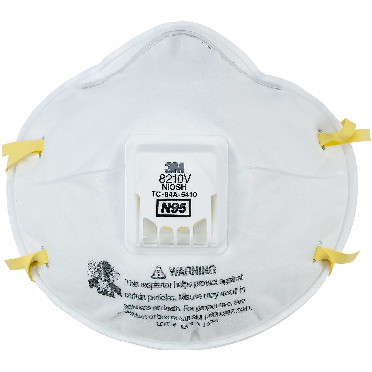 3M 8210v N95 Face Masks (10-pack)