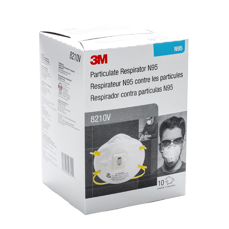 3M 8210v N95 Face Masks (10-pack)